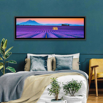 Valensole Lavender Fields at Sunset Wall Art