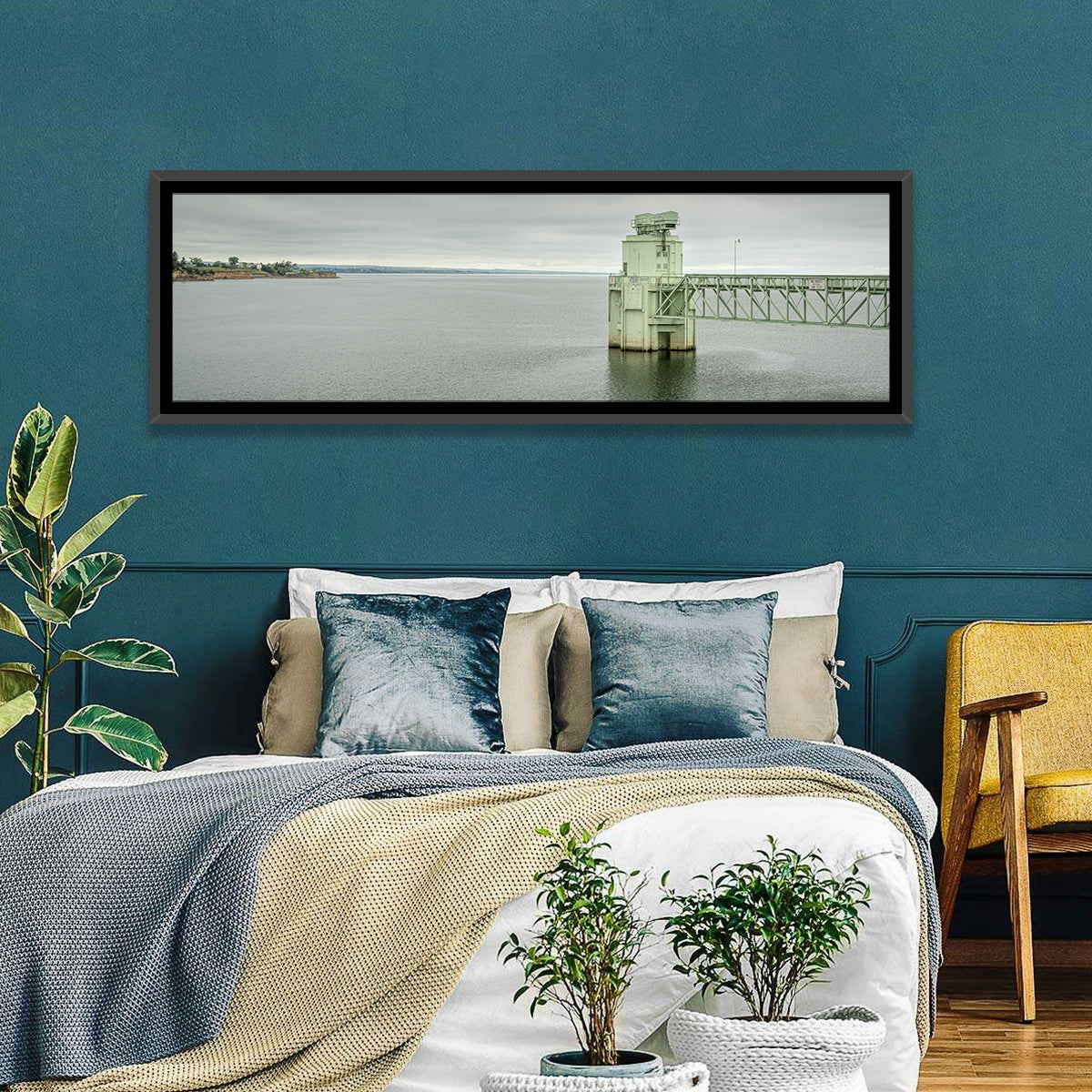 Lake Mcconaughy Intake Tower Wall Art