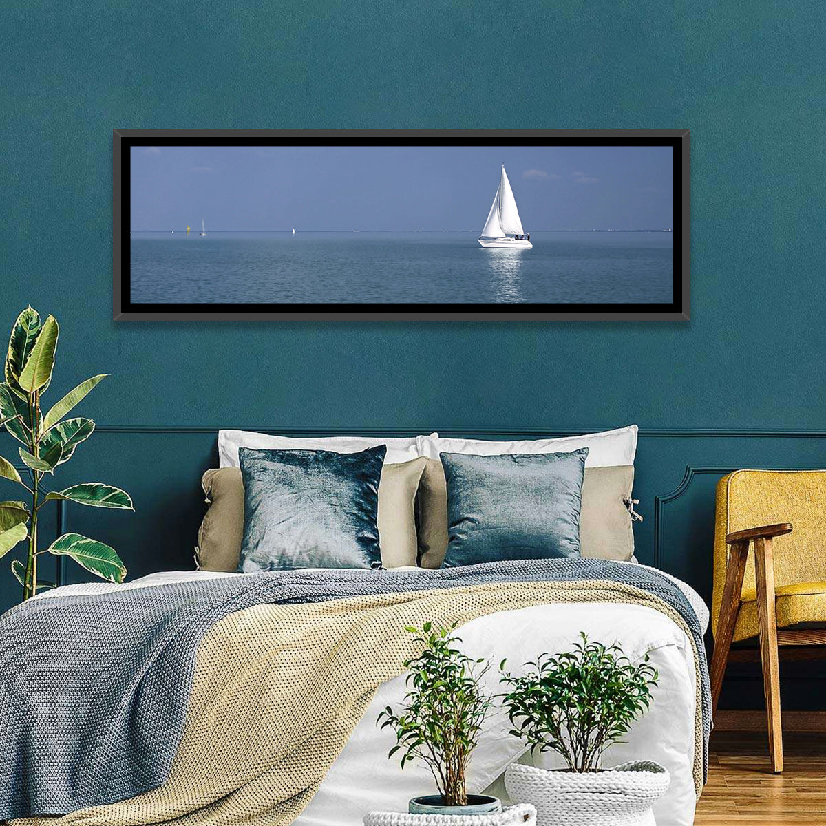 Sailboat on Lake Balaton Wall Art