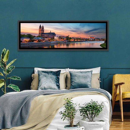 Magdeburg Cathedral at Dusk Wall Art