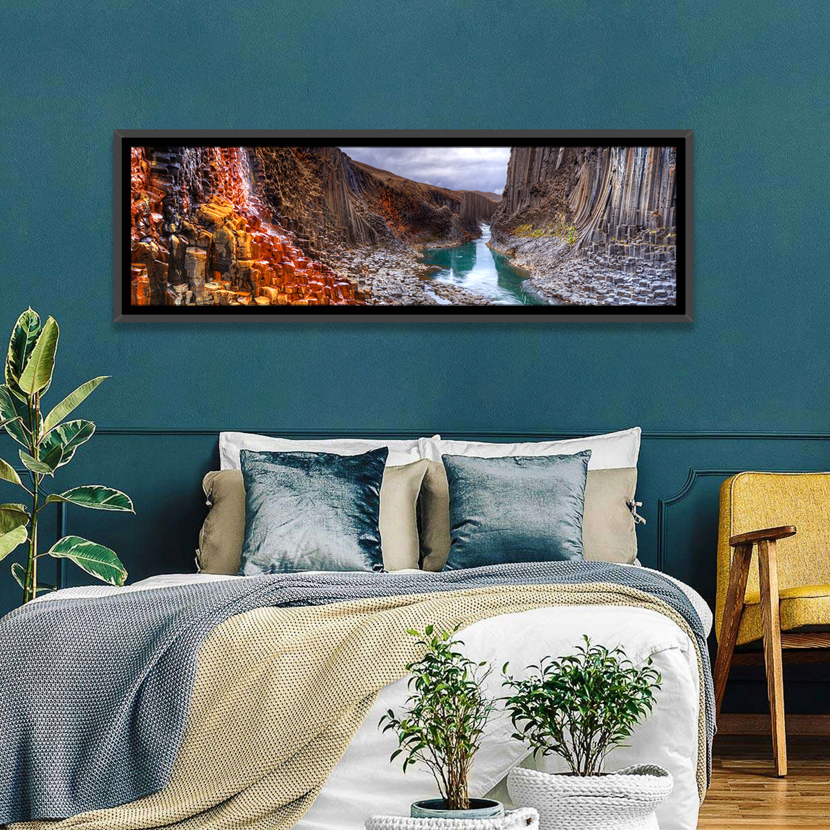 Studlagil Canyon Basalt Columns Wall Art