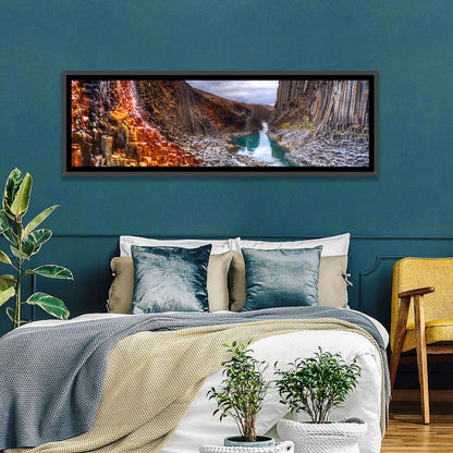 Studlagil Canyon Basalt Columns Wall Art