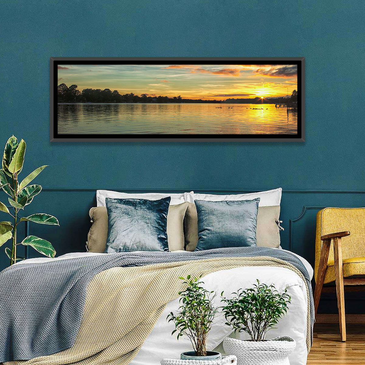 Lake Marion Golden Sunset Wall Art