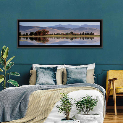 Mission Valley Lake Reflection Wall Art