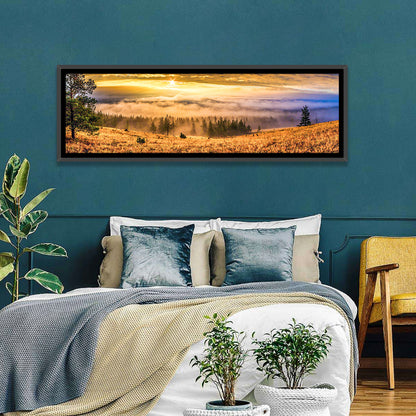 Ural Taiga Sunrise Wall Art