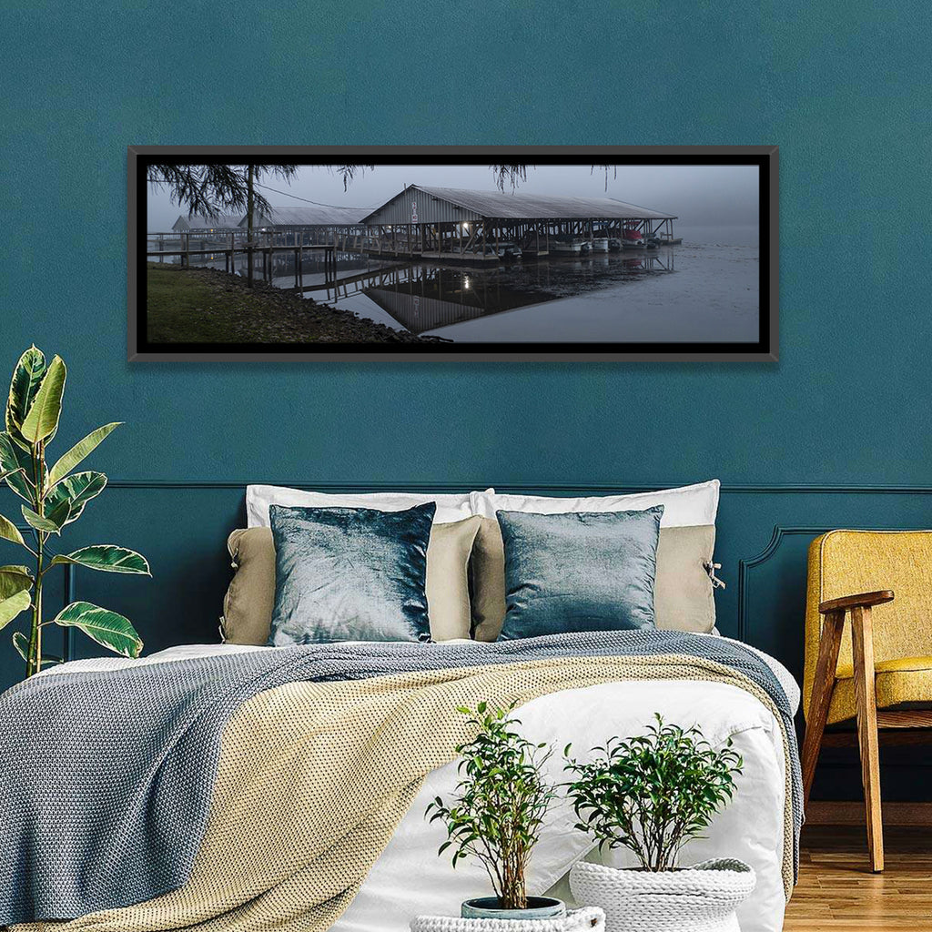 Ozark Beach Resort Boathouse Wall Art
