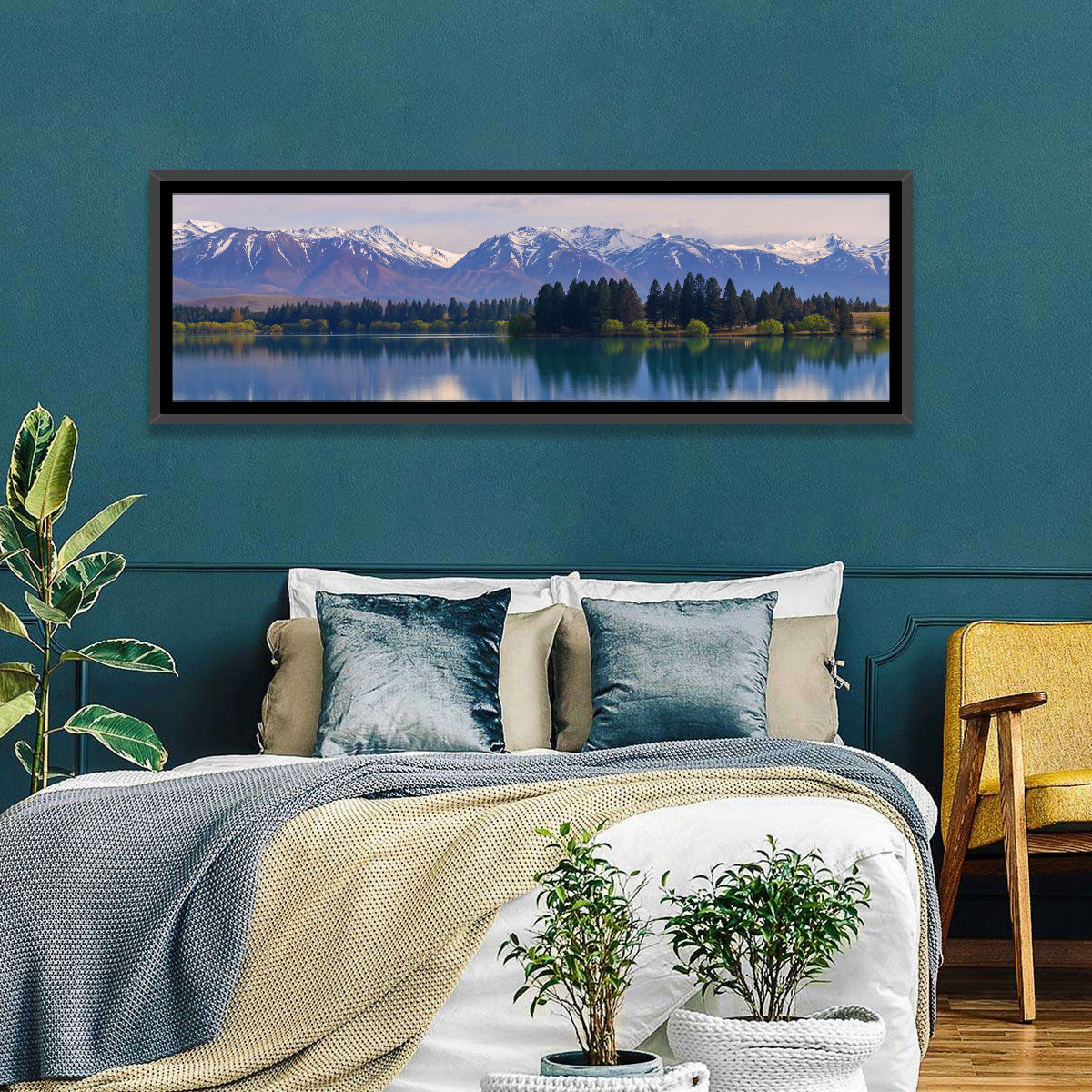 Ruataniwha Lake Reflection Wall Art