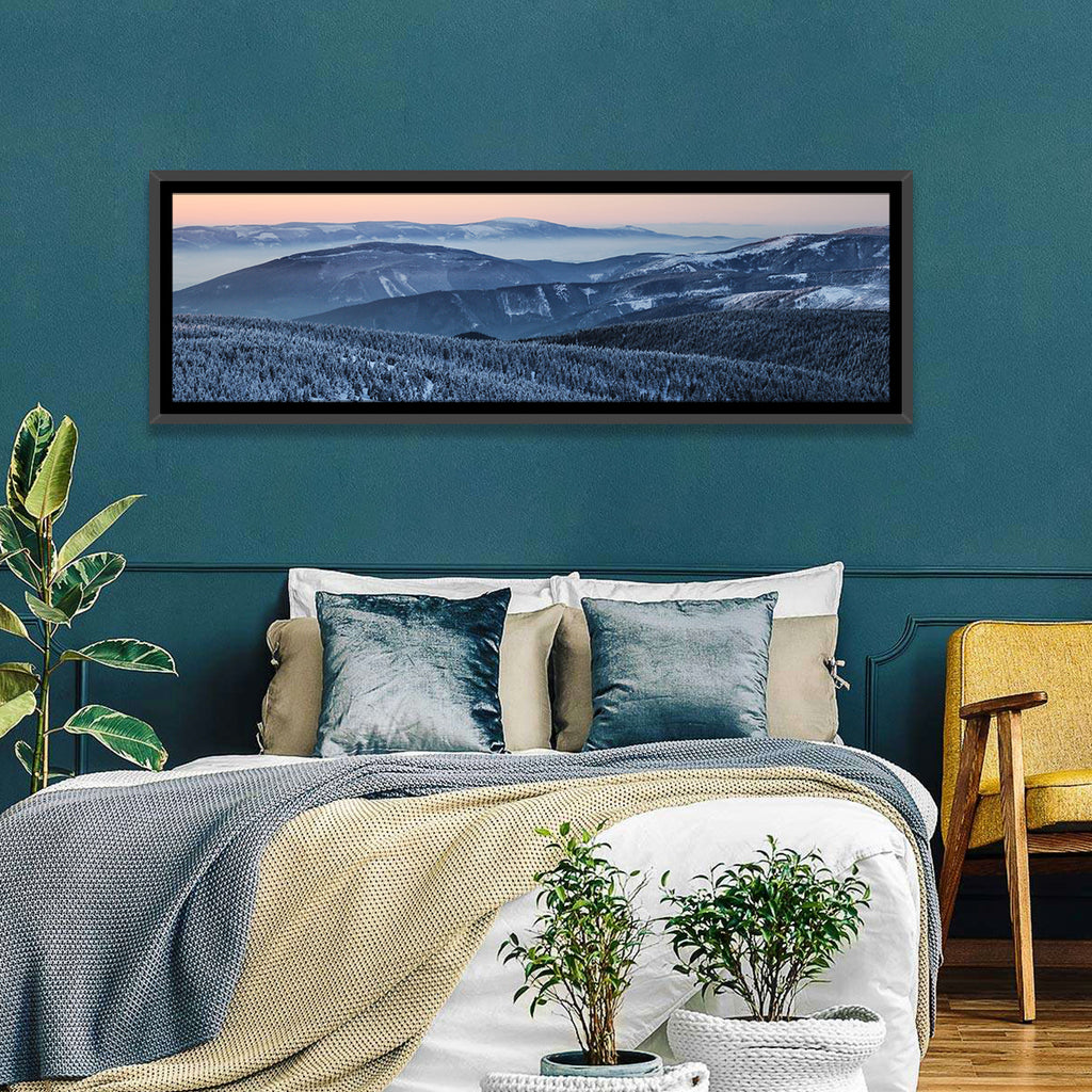 Jeseníky Winter Mist Wall Art