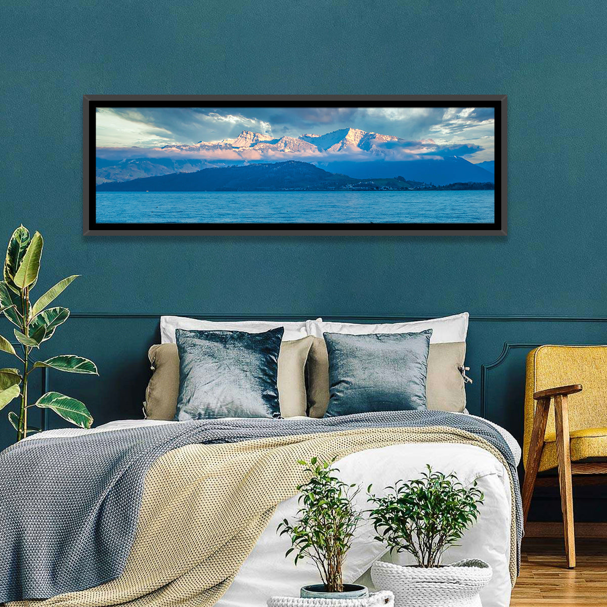 Lake Obersee Golden Hour Wall Art