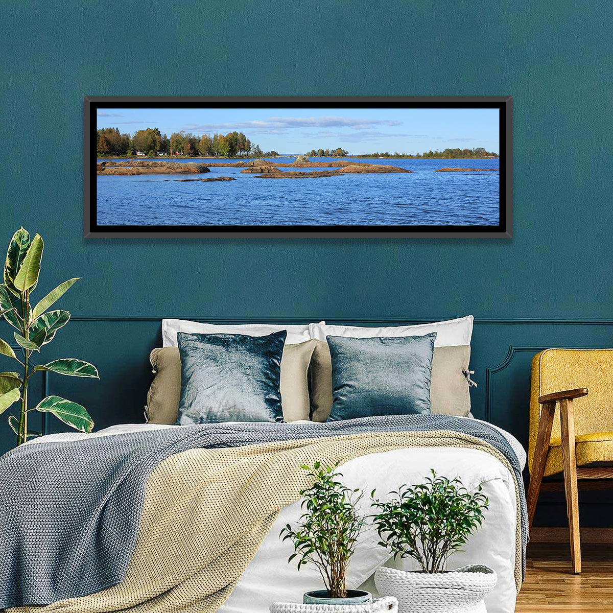 Lake Vanern Rocky Shoreline Wall Art