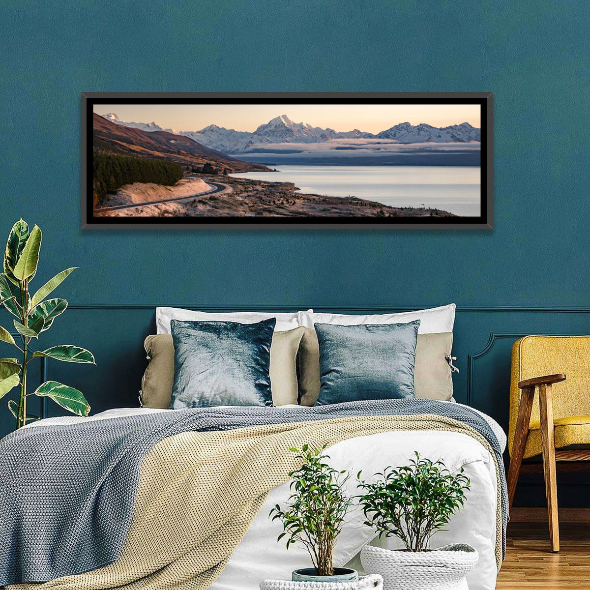 Mount Cook Over Lake Pukaki Wall Art