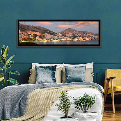 Sarandë Bay at Dusk Wall Art