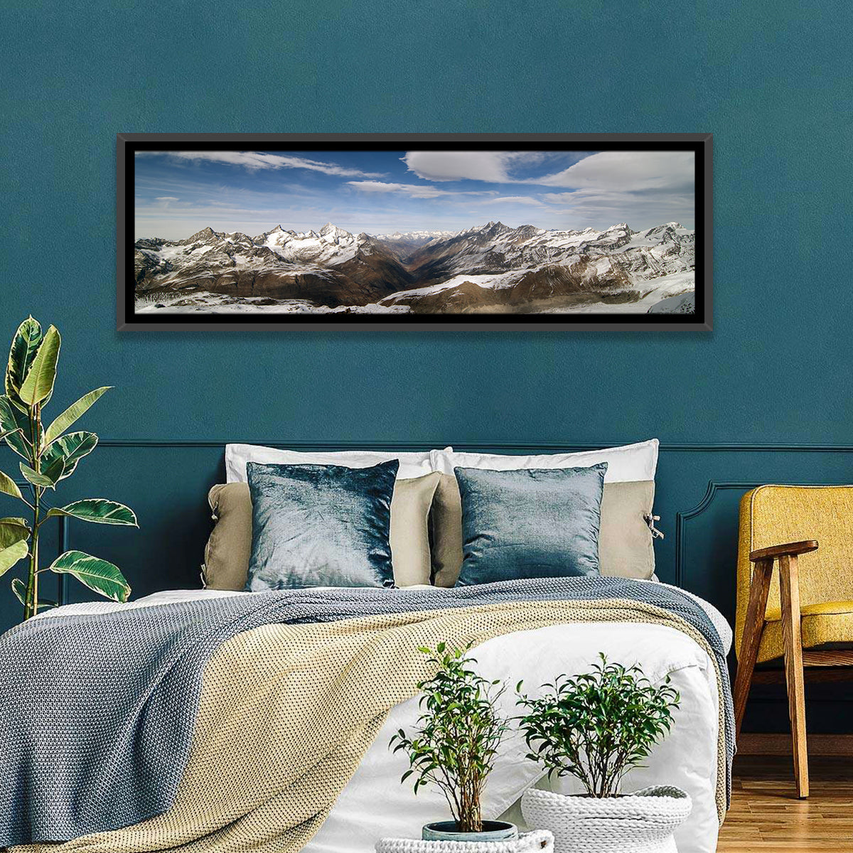 Snow-capped Peaks of Zermatt Wall Art