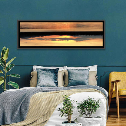 Lake Pleasant Golden Sunset Wall Art