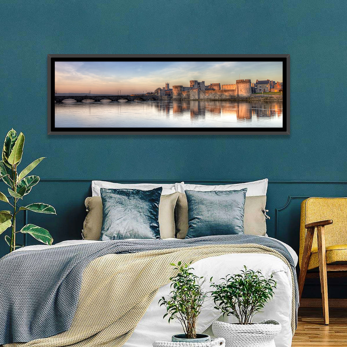 King John's Castle at Sunset Wall Art