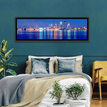 Louisville Skyline at Dusk Wall Art