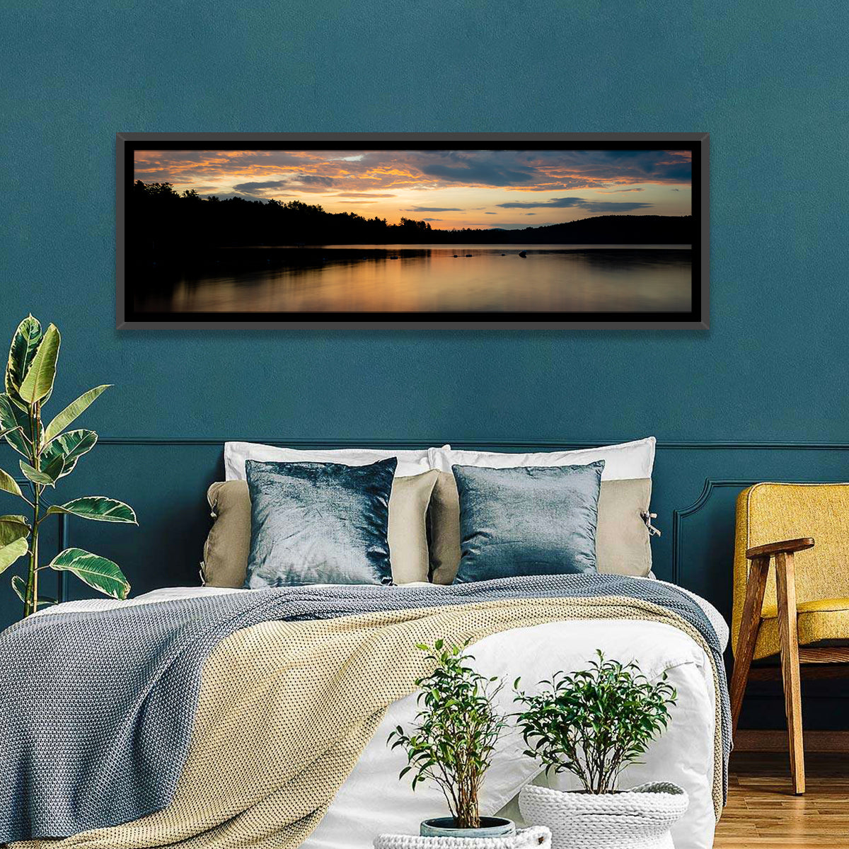 Lake Squam Sunrise Reflection Wall Art