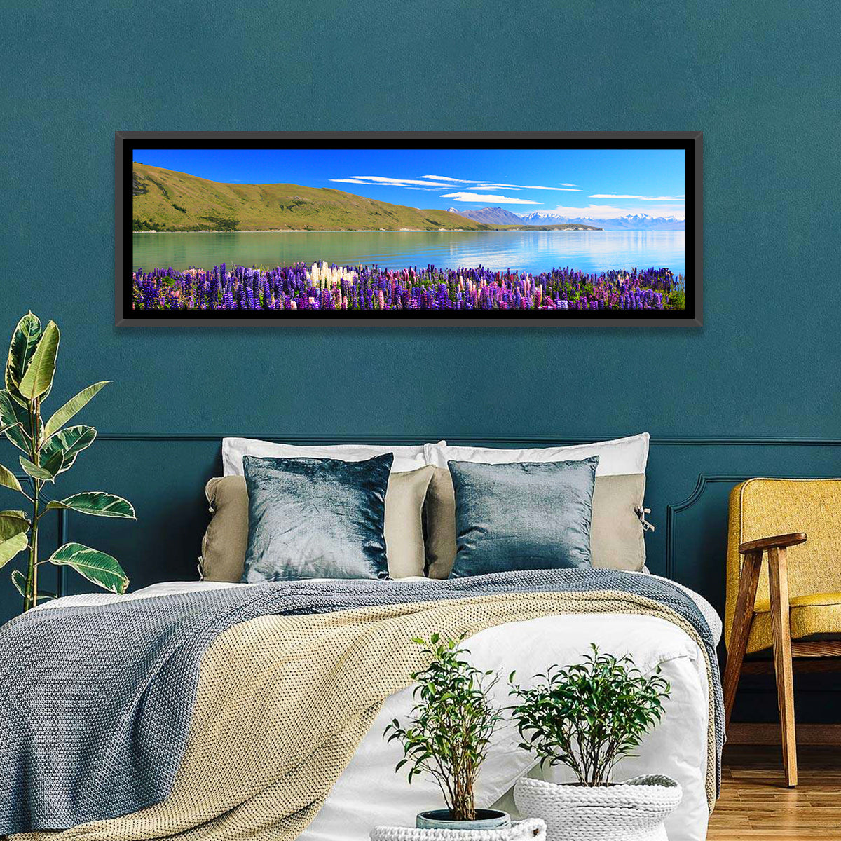 Lake Tekapo Lupine Fields Wall Art