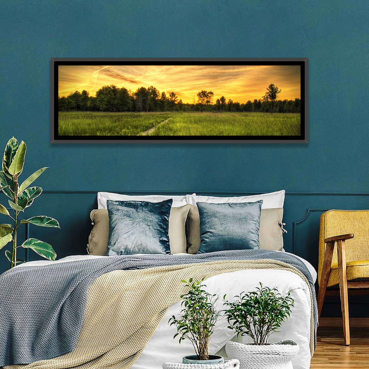 Irwin Prairie Boardwalk Sunset Wall Art