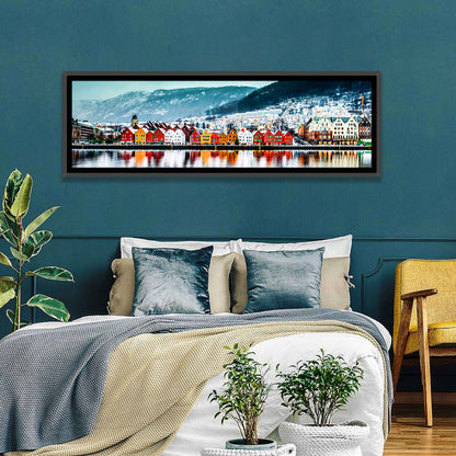 Bryggen Waterfront, Bergen Wall Art