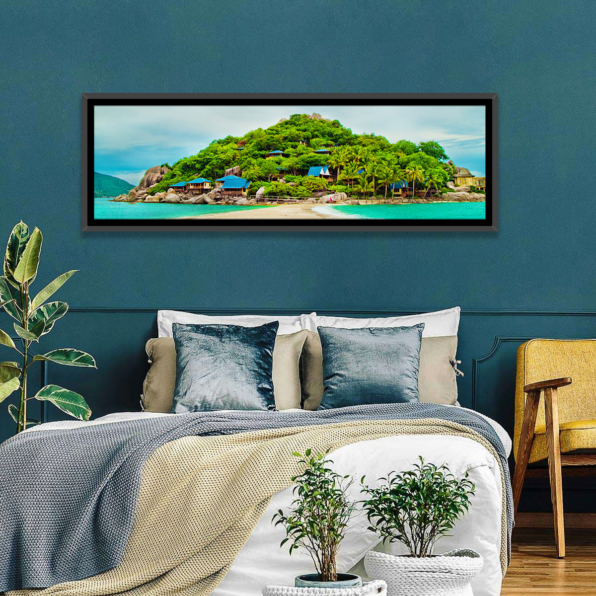 Koh Nang Yuan Sandbar Island Beach Wall Art