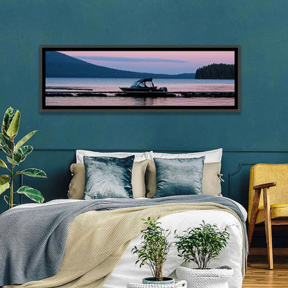 Odell Lake Dock at Twilight Wall Art