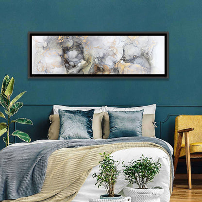 Gold Foil Marble Abstract Wall Art