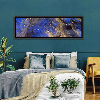 Blue Rush Abstract Wall Art