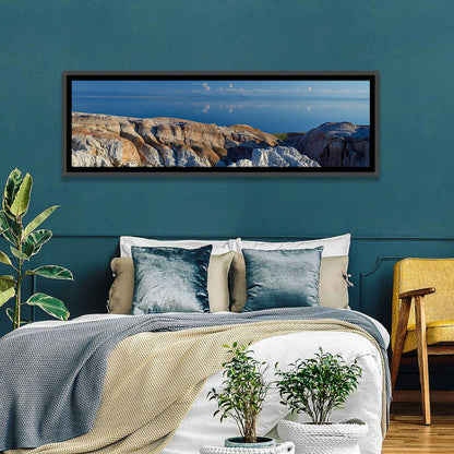 Shekelmes Tract Cliff Over Lake Wall Art