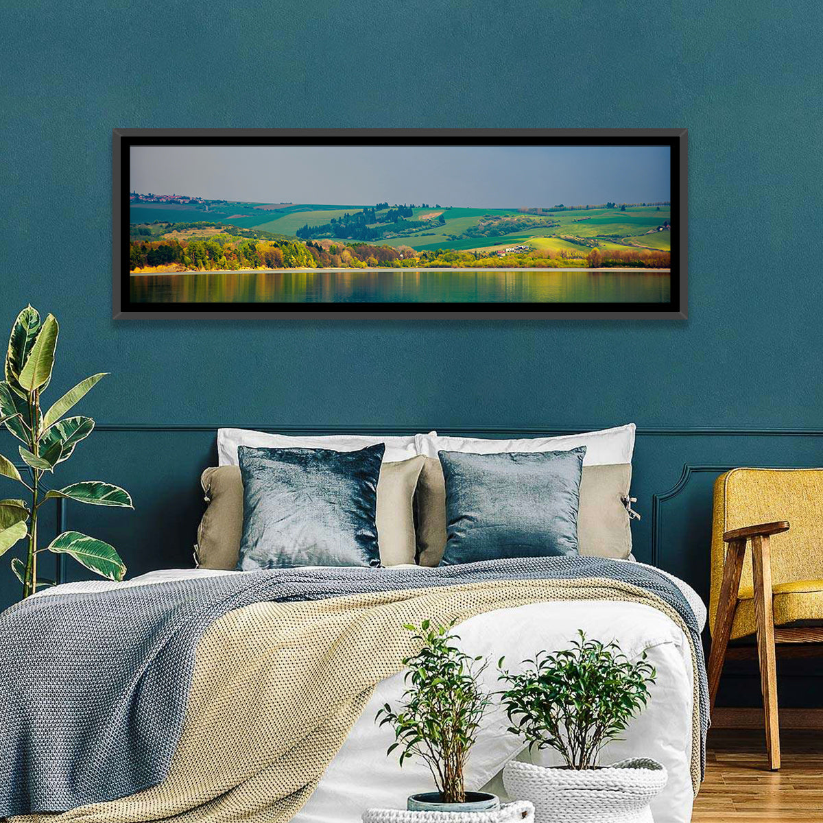 Liptovska Mara Lake Reflection Wall Art