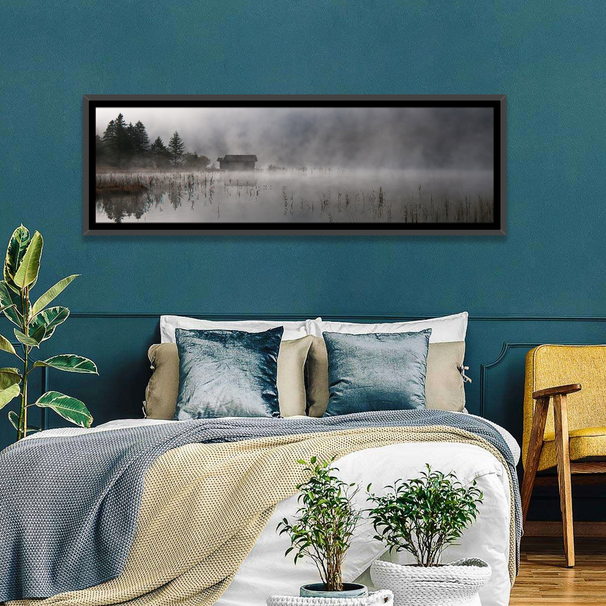 Ferchensee Morning Mist Wall Art