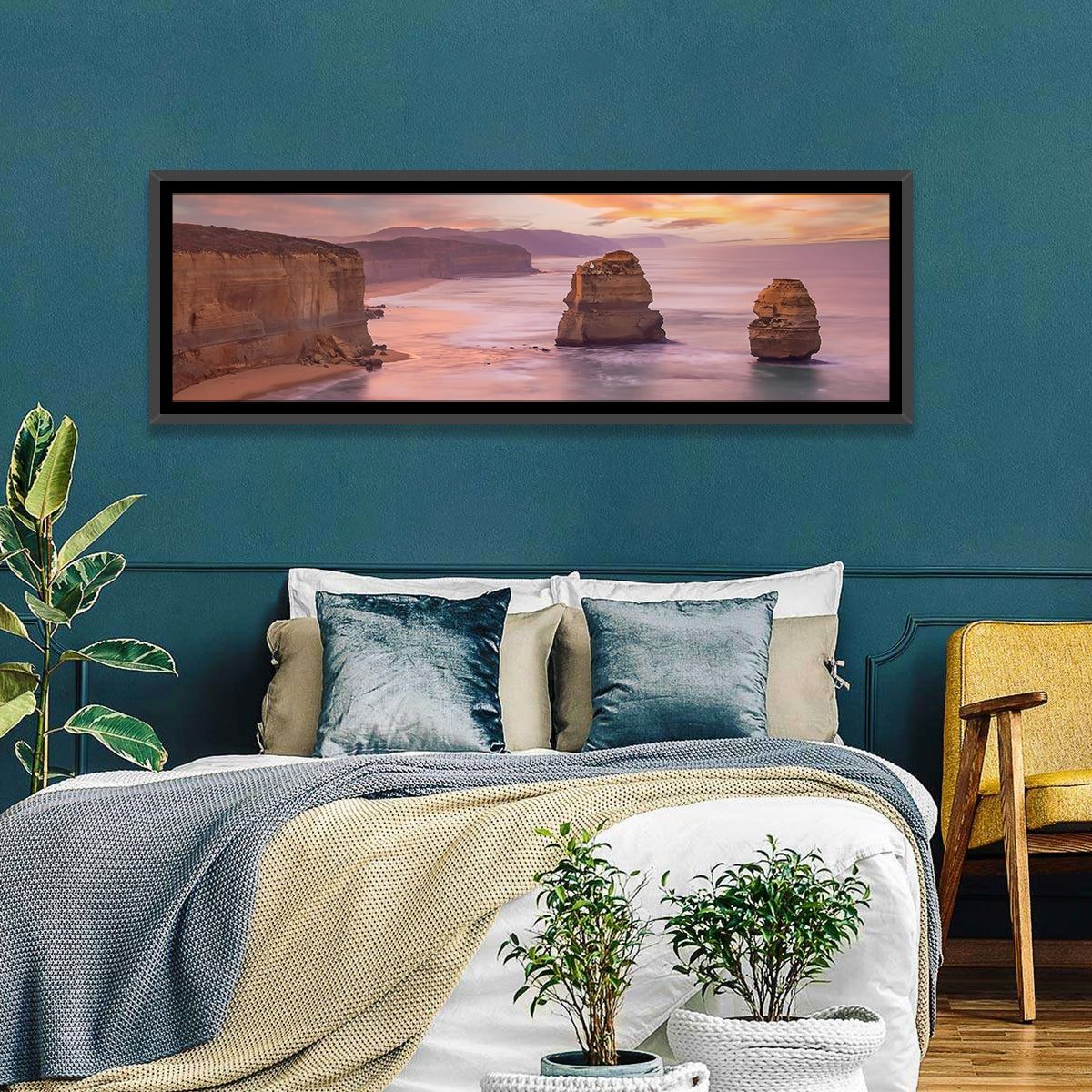 Twelve Apostles Sunset Sea Stacks Wall Art