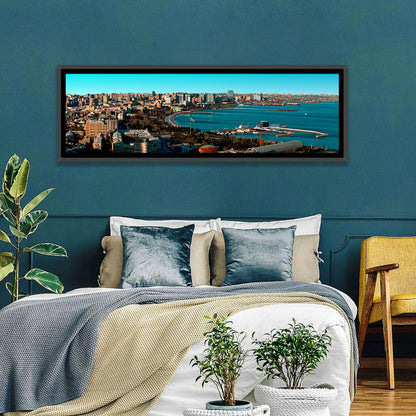 Baku Bay Panorama Wall Art