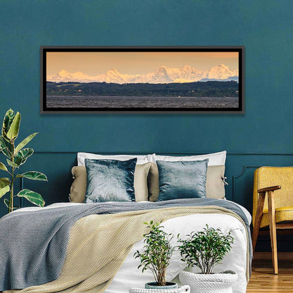 Lake Neuchatel Golden Hour Wall Art