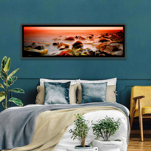 Lake Shore Sunset Wall Art