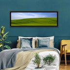 Rolling Green Hill with Blue Sky Wall Art