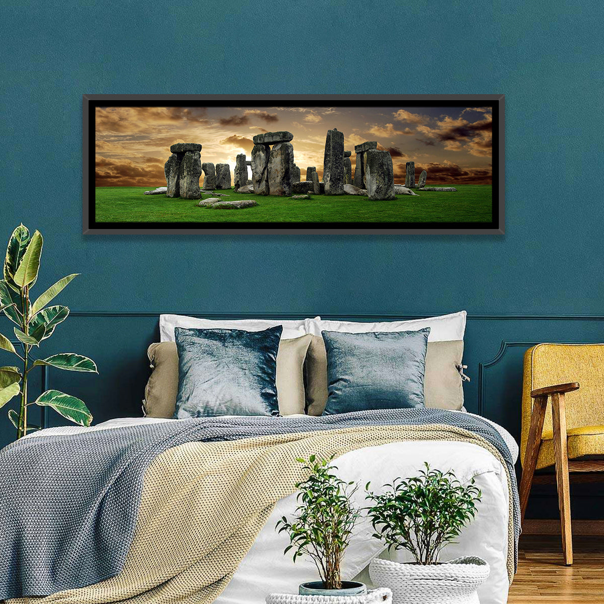 Stonehenge at Sunset Wall Art