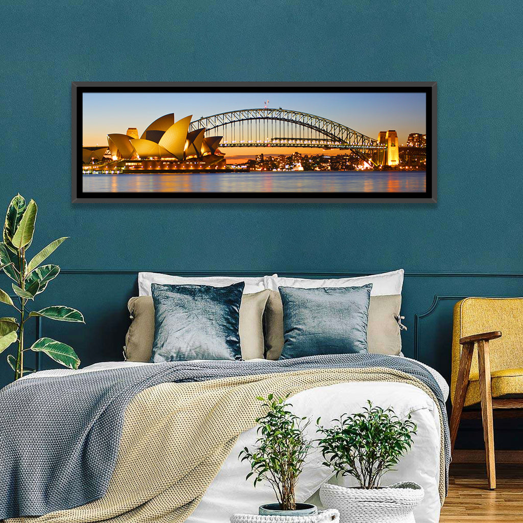 Sydney Harbour Bridge and Opera House Wall Art