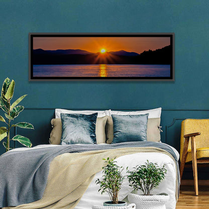 Lake Jocassee Golden Sunrise Wall Art
