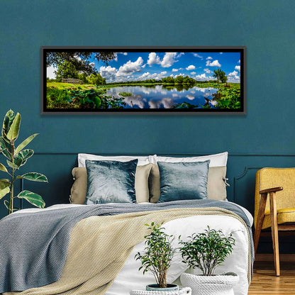 Brazos Bend Lake Reflection Wall Art