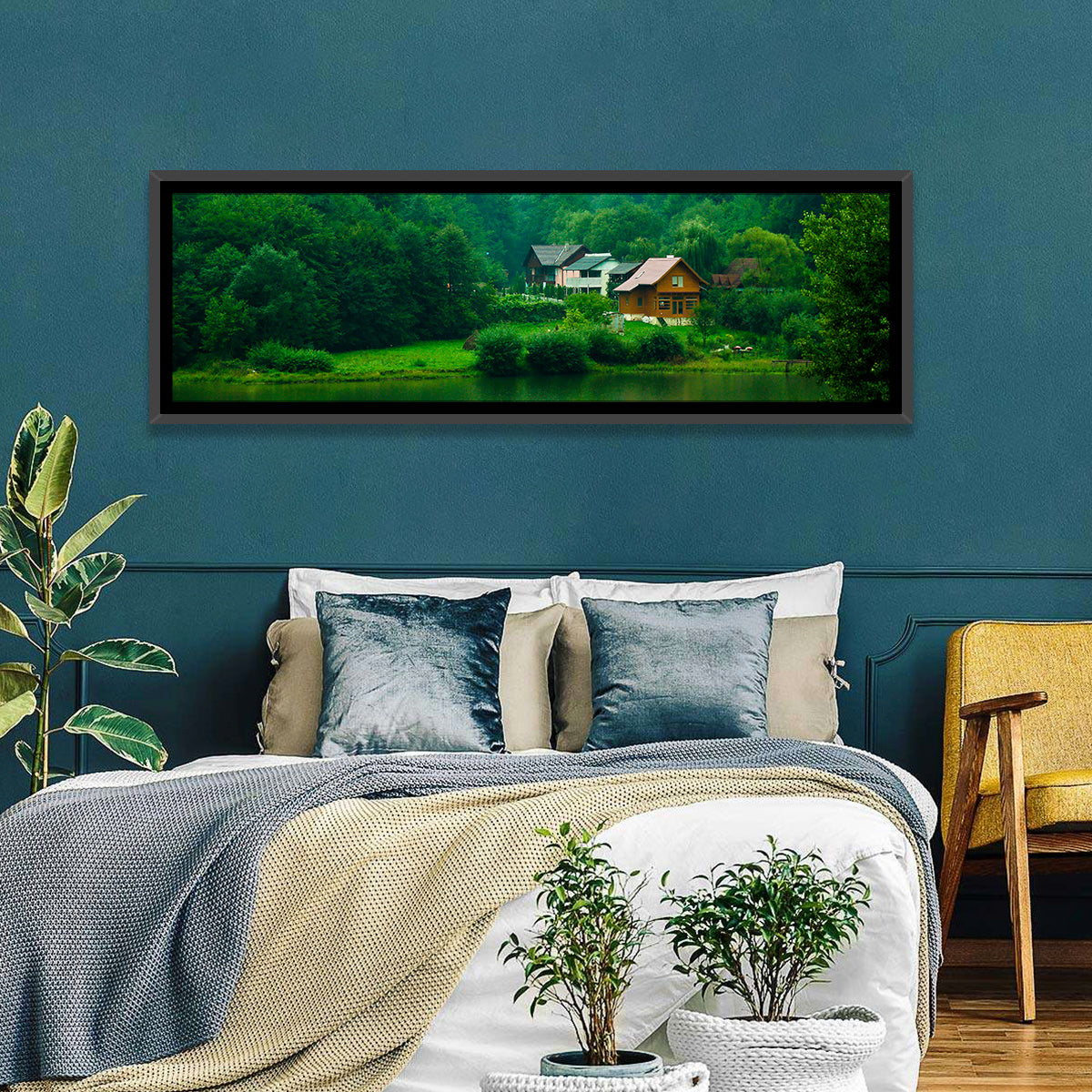 Mist Over Lake Tarnita Wall Art