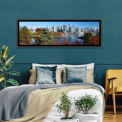 Vancouver Autumn Skyline Wall Art