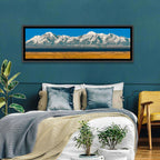 Snow-capped Peaks Over Lake Titicaca Wall Art