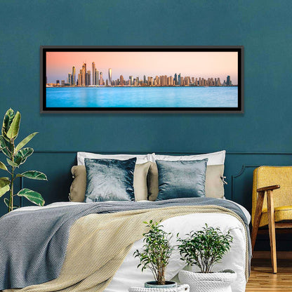 Dubai Marina Skyline Wall Art