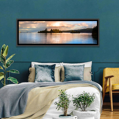 Flathead Lake Golden Hour Wall Art