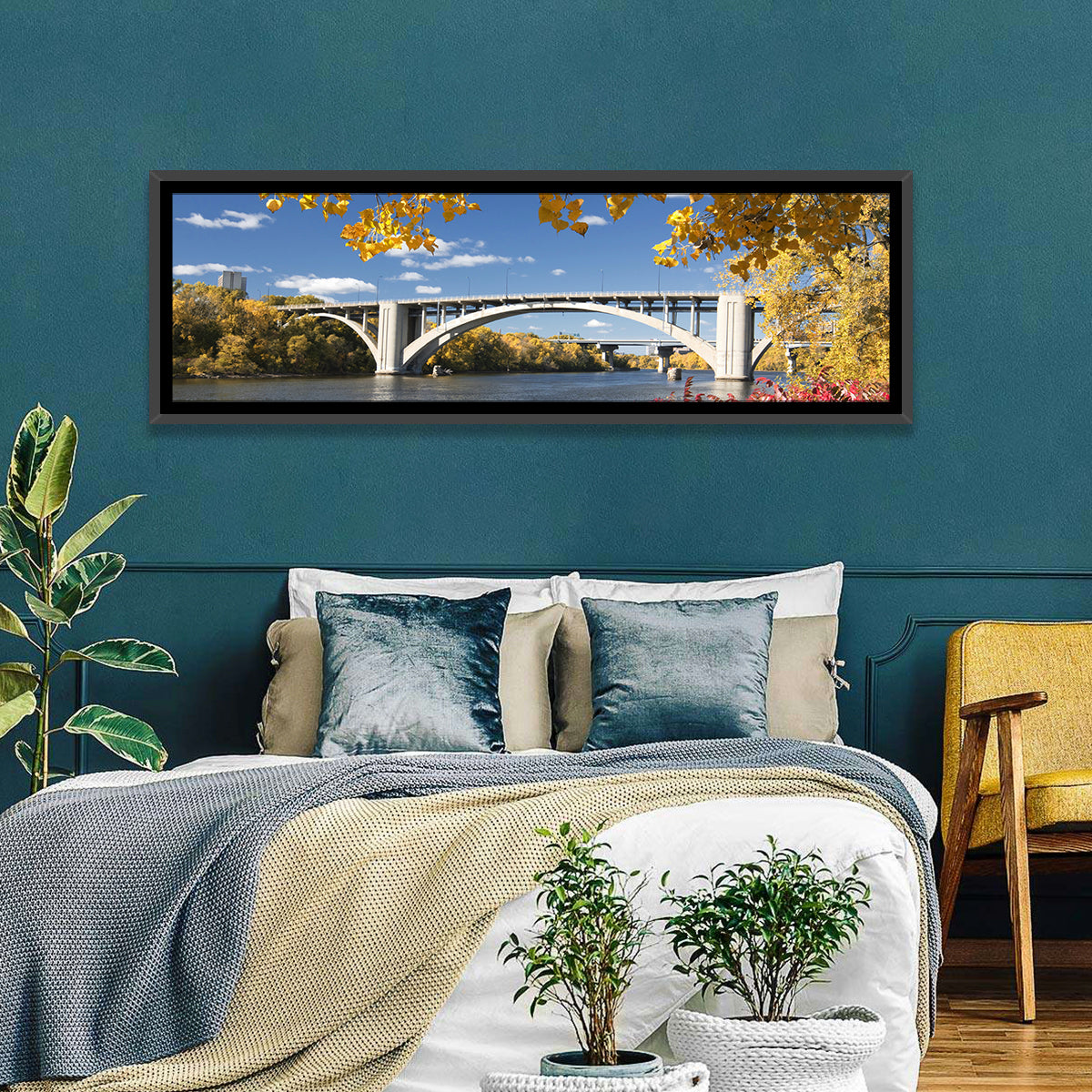 Ford Parkway Bridge Mississippi River Wall Art