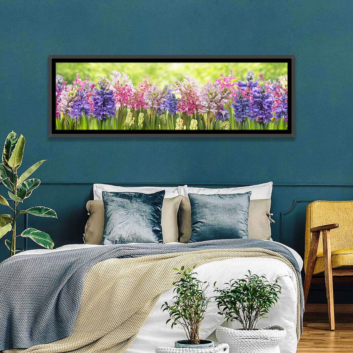 Hyacinth Cluster in Bloom Wall Art