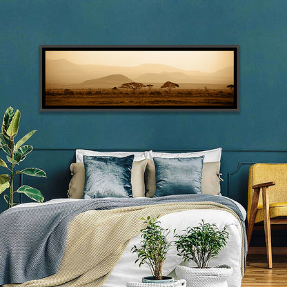 Hazy Savannah at Dawn Wall Art