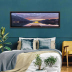 Fuschlsee Pier at Sunset Wall Art