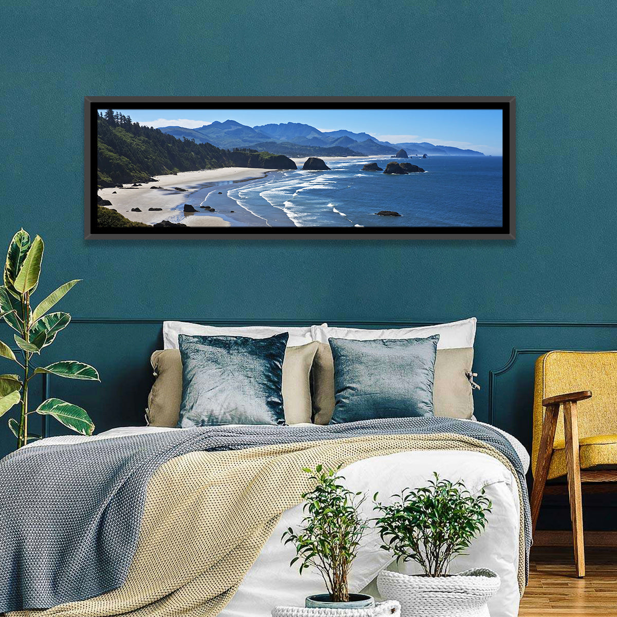 Cannon Beach Morning Shoreline Wall Art